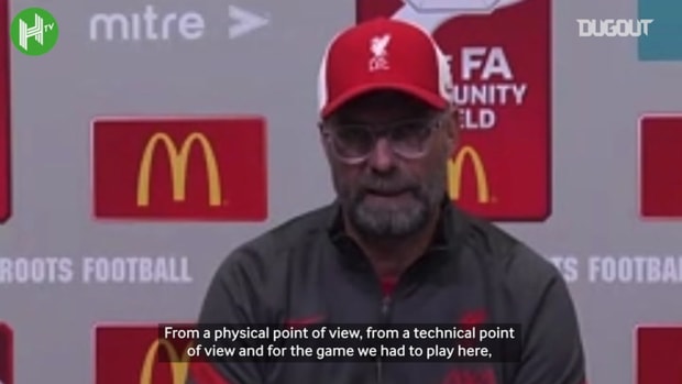 Klopp discusses Liverpool's Community Shield defeat